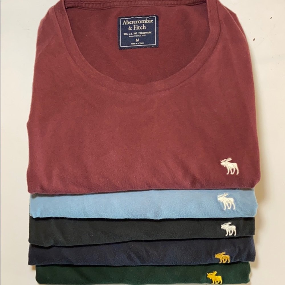 Abercrombie & Fitch Shirts (5) Bundle Size Medium